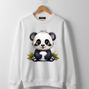 Adorable Panda Graphic Sweatshirt