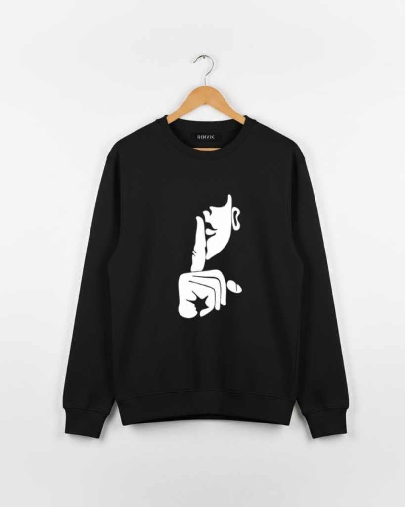 Silent Signal Graphic Sweatshirt