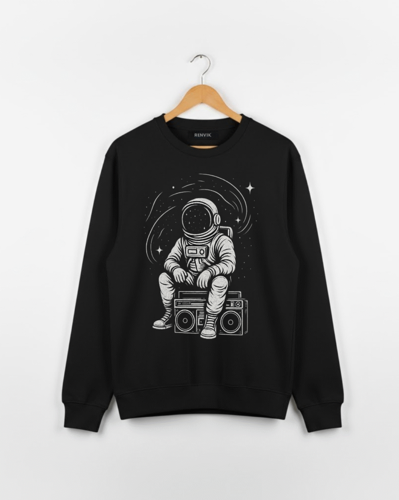 Stellar Vibes Astronaut Sweatshirt
