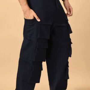 12 Pocket Men's Cargo Black